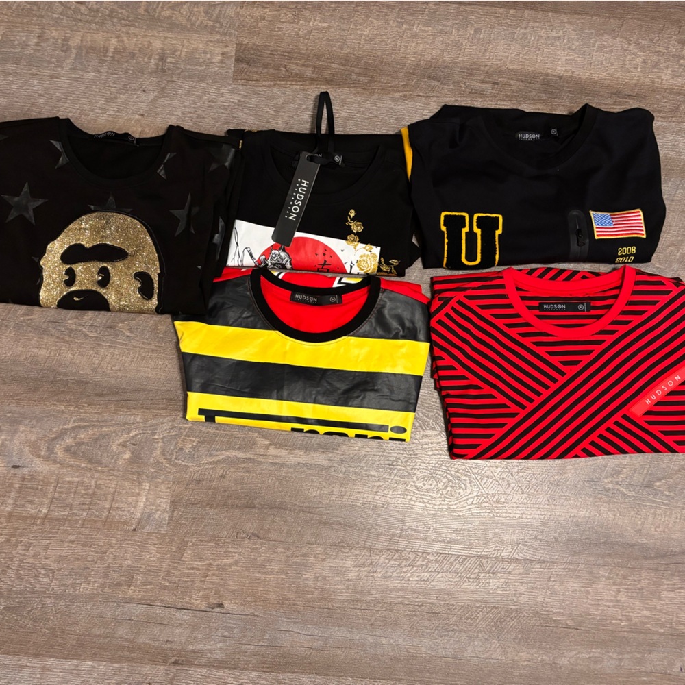 Bundle deals 5 Hudson outerwear brand short sleeve shirts 2 are never worn